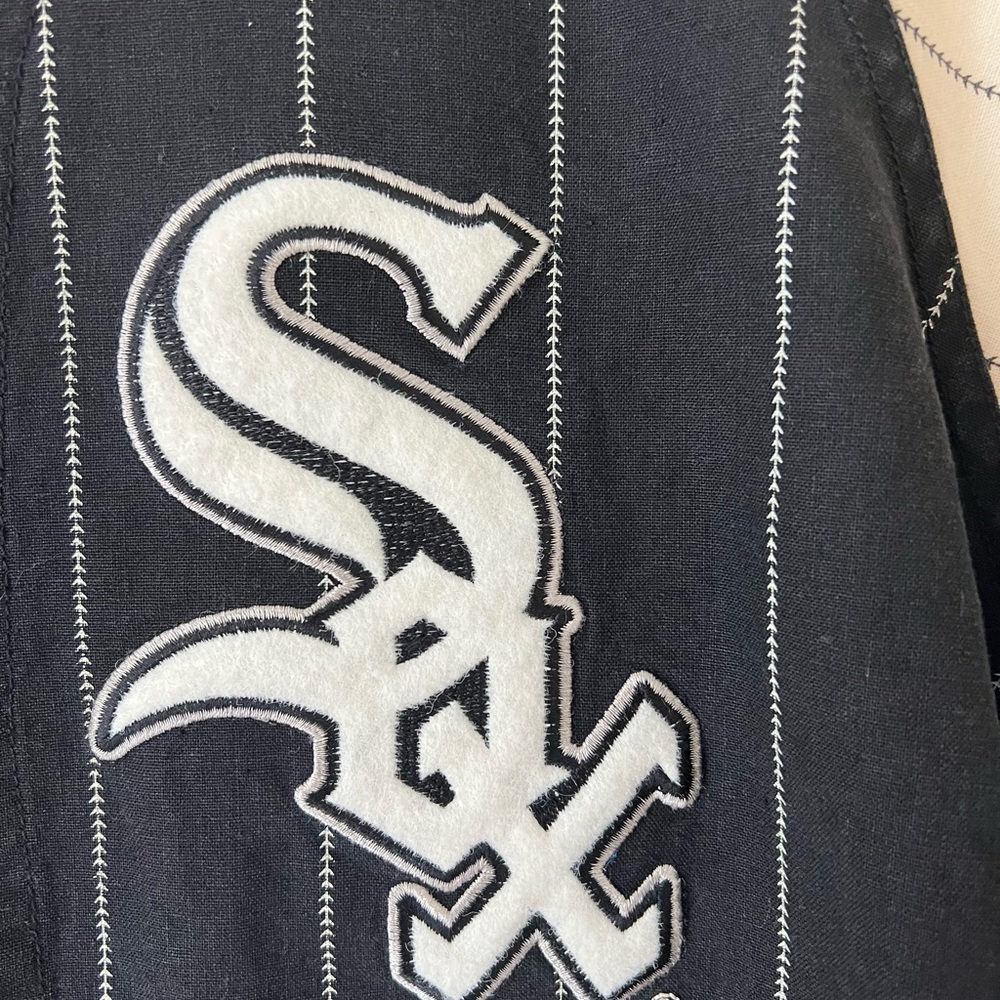 Vintage MLB Chicago White Sox Frank Thomas 35 throwback jersey. Men’s size XL - Picture 3 of 9